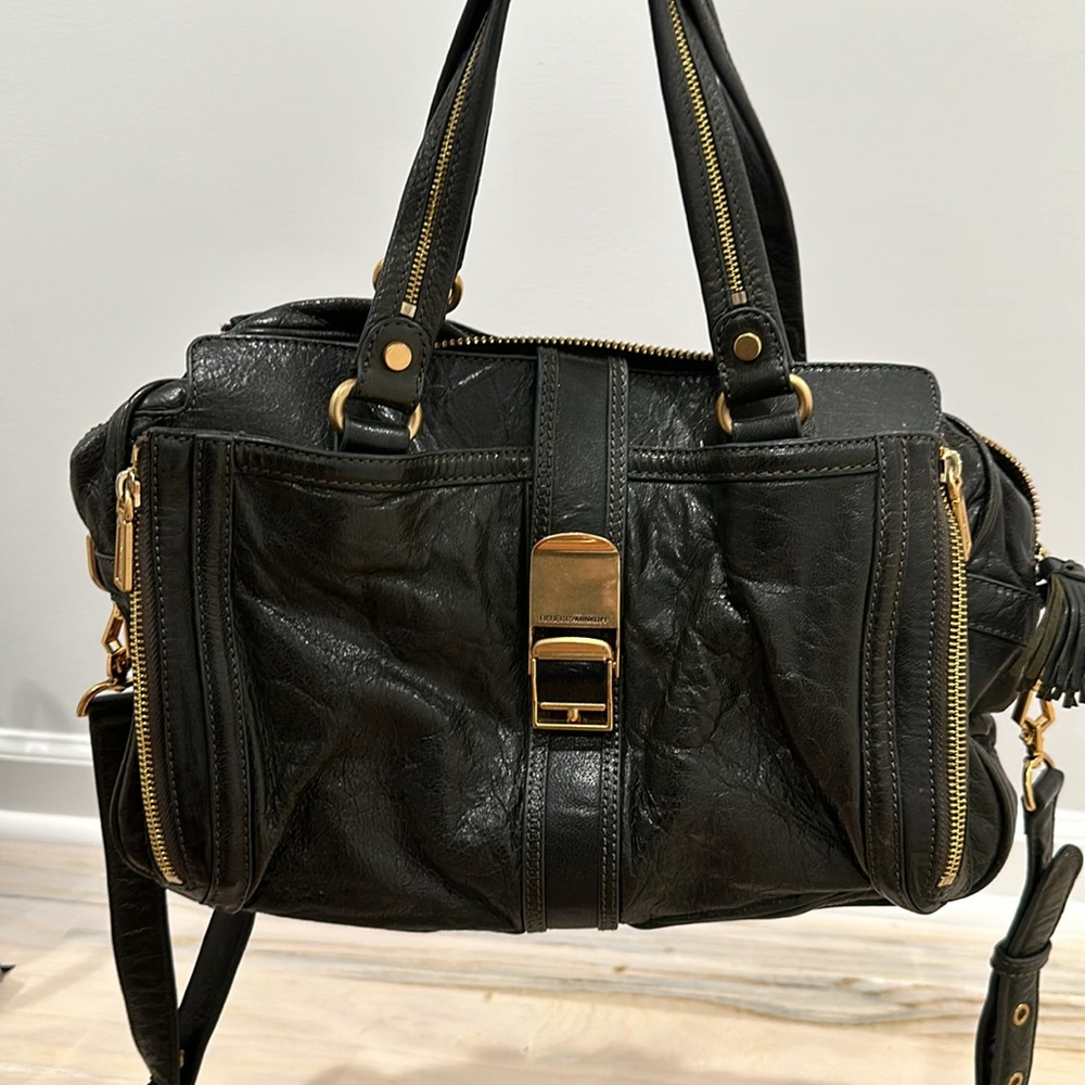 Rebecca Minkoff dark green bag